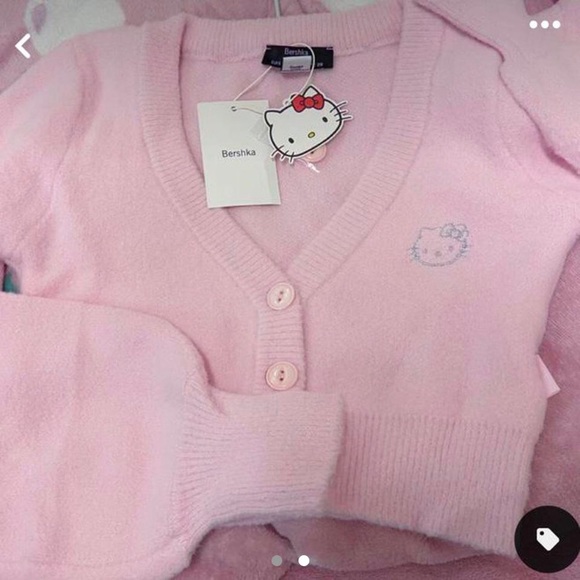 Bershka Sweaters Iso Looking For Bershka Hello Kitty Pink Cardigan